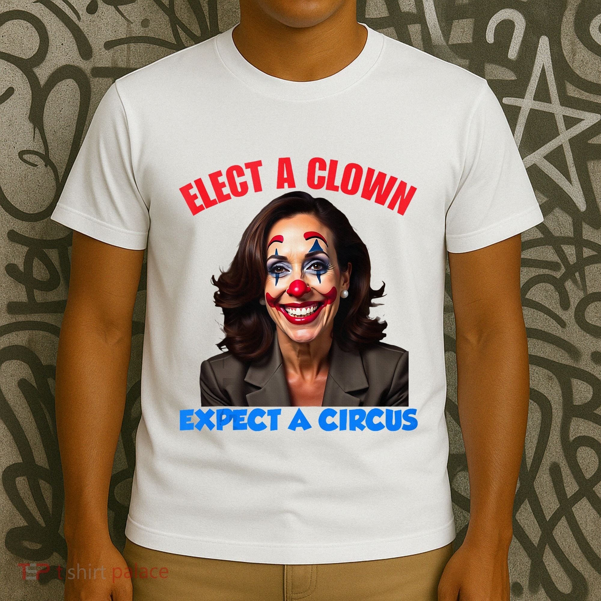 Elect A Clown Expect A Circus Kamala Lets Go Brenda T-Shirt