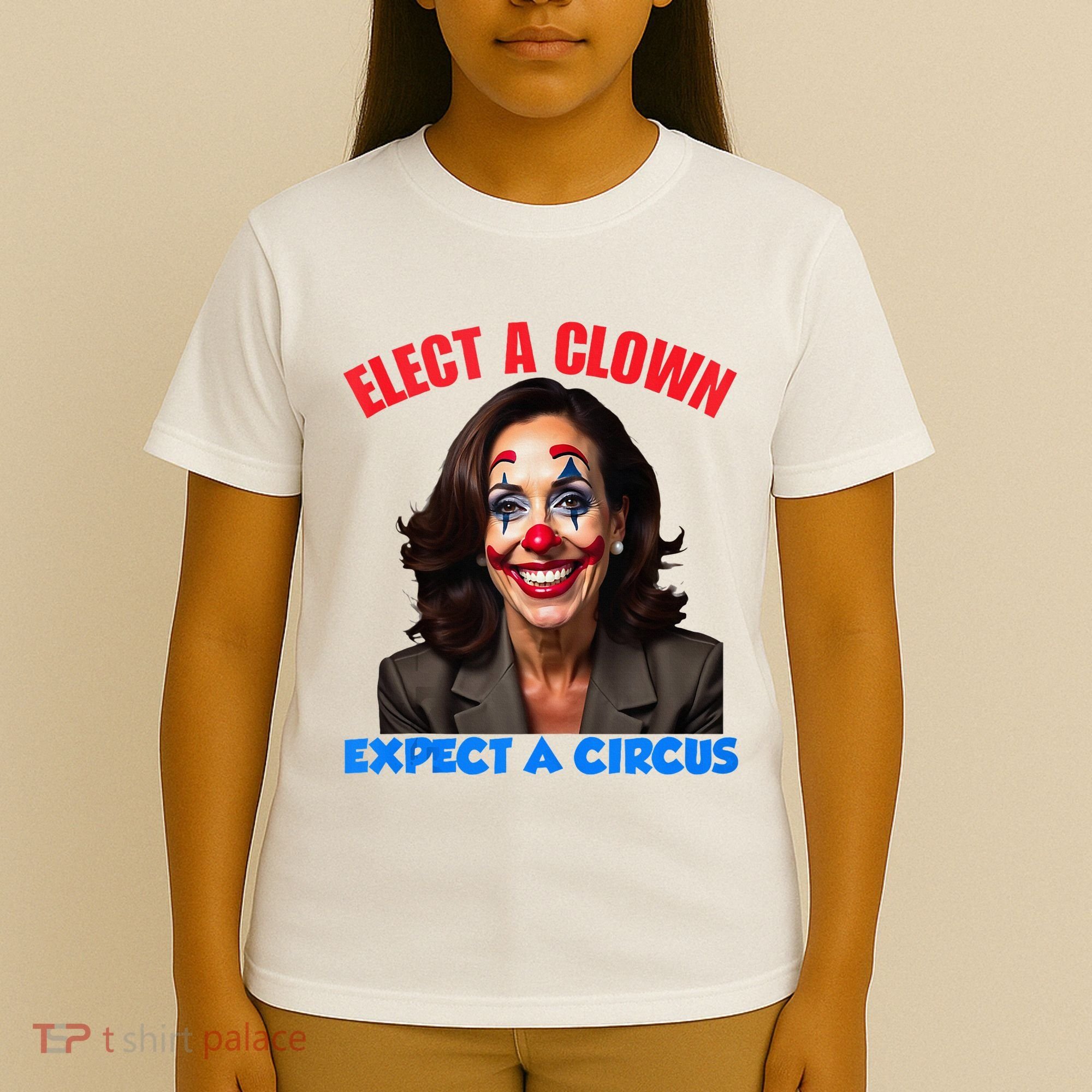 Elect A Clown Expect A Circus Kamala Lets Go Brenda T-Shirt