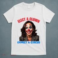 Elect A Clown Expect A Circus Kamala Lets Go Brenda T-Shirt thumb 5