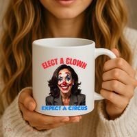 Elect A Clown Expect A Circus Kamala Lets Go Brenda Coffee Mug thumb 3