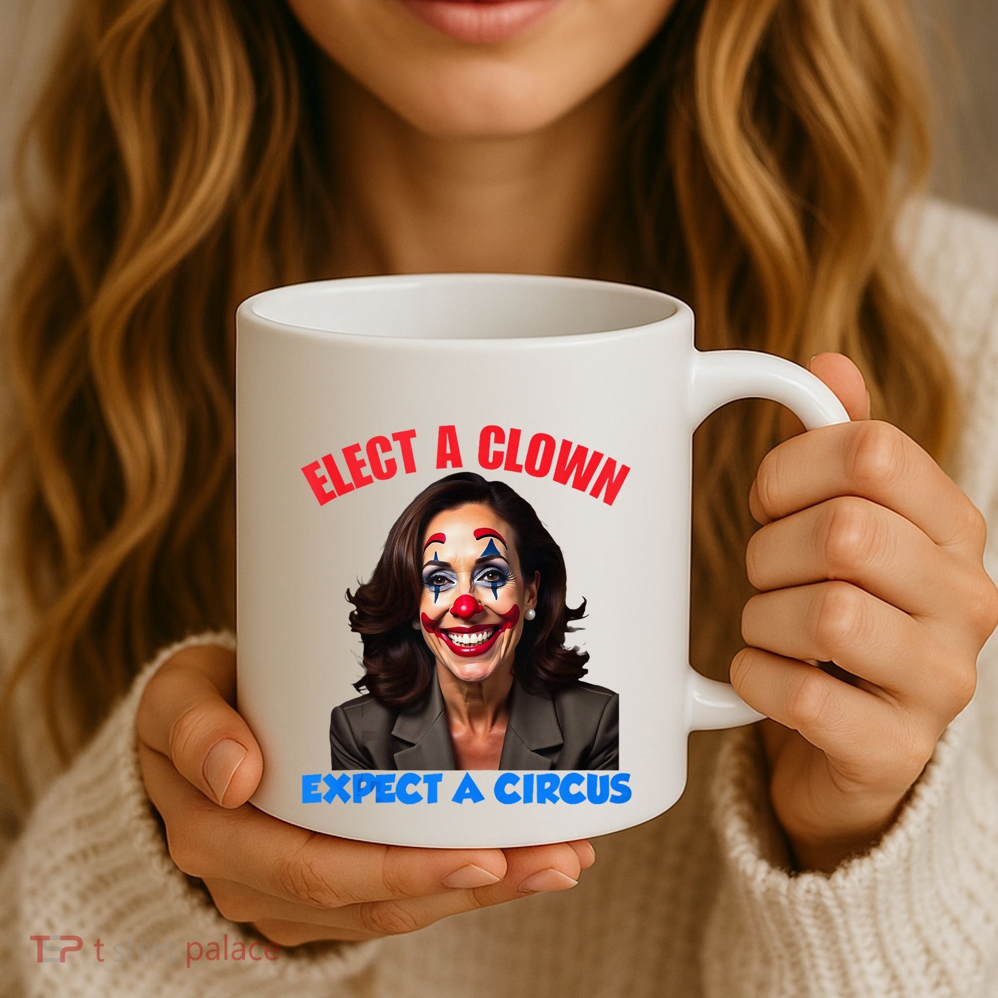 Elect A Clown Expect A Circus Kamala Lets Go Brenda Coffee Mug