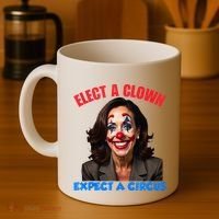 Elect A Clown Expect A Circus Kamala Lets Go Brenda Coffee Mug thumb 4