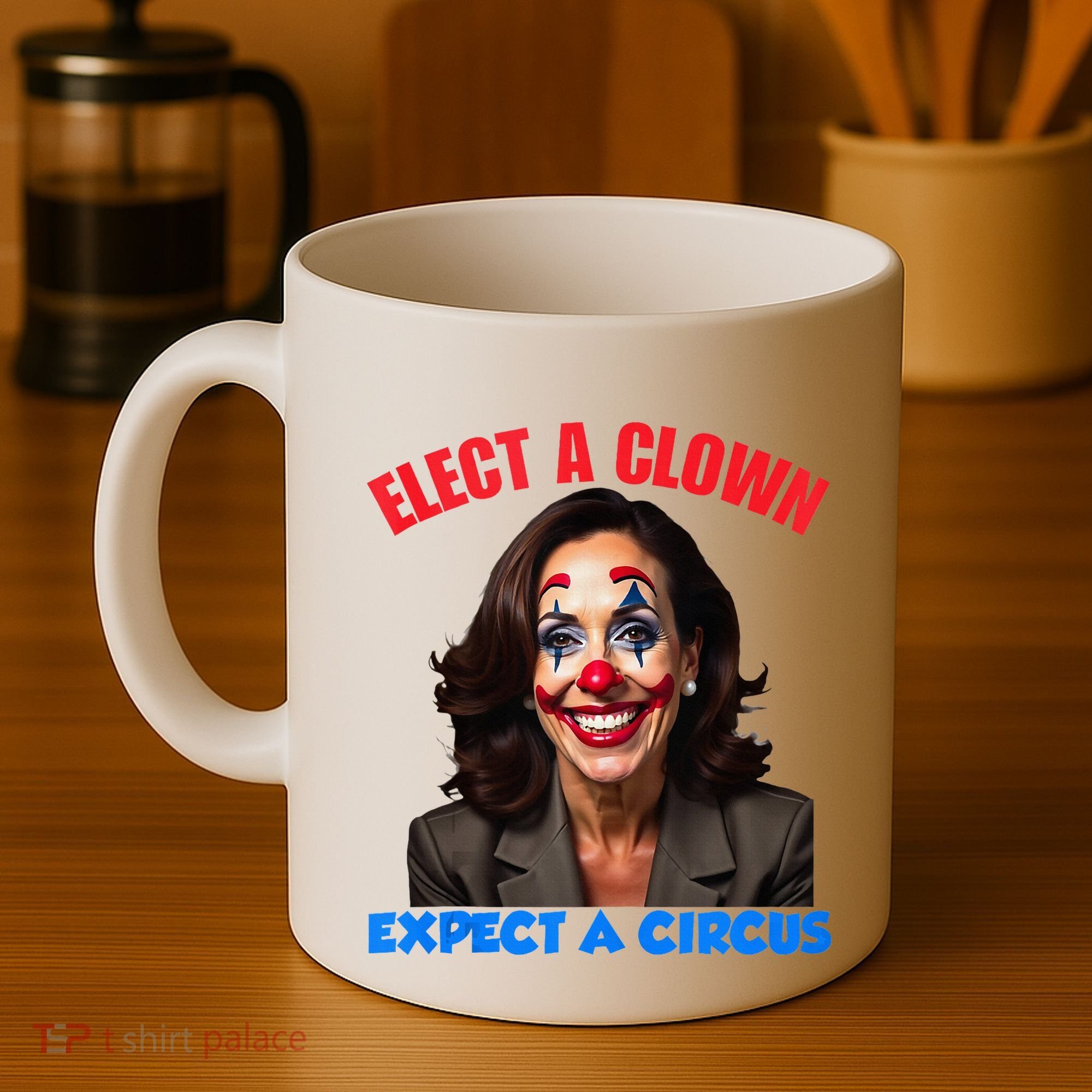 Elect A Clown Expect A Circus Kamala Lets Go Brenda Coffee Mug
