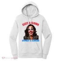 Elect A Clown Expect A Circus Kamala Lets Go Brenda Women's Hoodie thumb 0