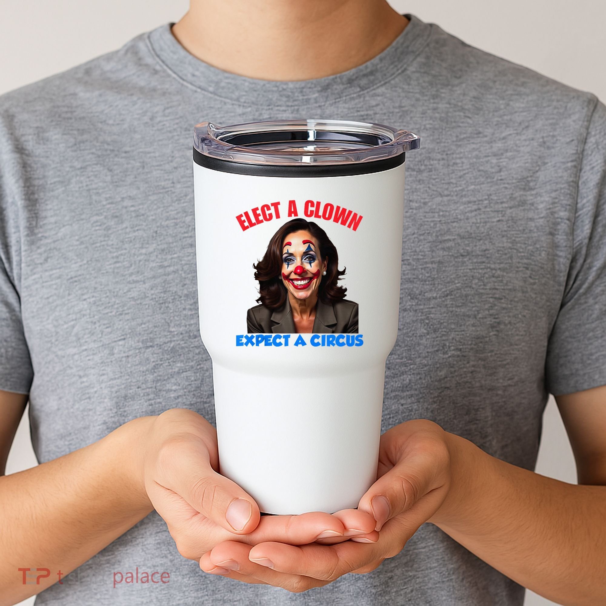 Elect A Clown Expect A Circus Kamala Lets Go Brenda Tumbler