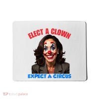 Elect A Clown Expect A Circus Kamala Lets Go Brenda Mousepad thumb 0