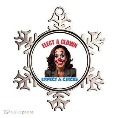 Elect A Clown Expect A Circus Kamala Lets Go Brenda Ornament