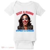 Elect A Clown Expect A Circus Kamala Lets Go Brenda Baby Bodysuit thumb 0
