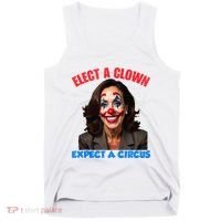 Elect A Clown Expect A Circus Kamala Lets Go Brenda Tank Top thumb 0