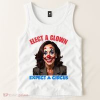 Elect A Clown Expect A Circus Kamala Lets Go Brenda Tank Top thumb 2