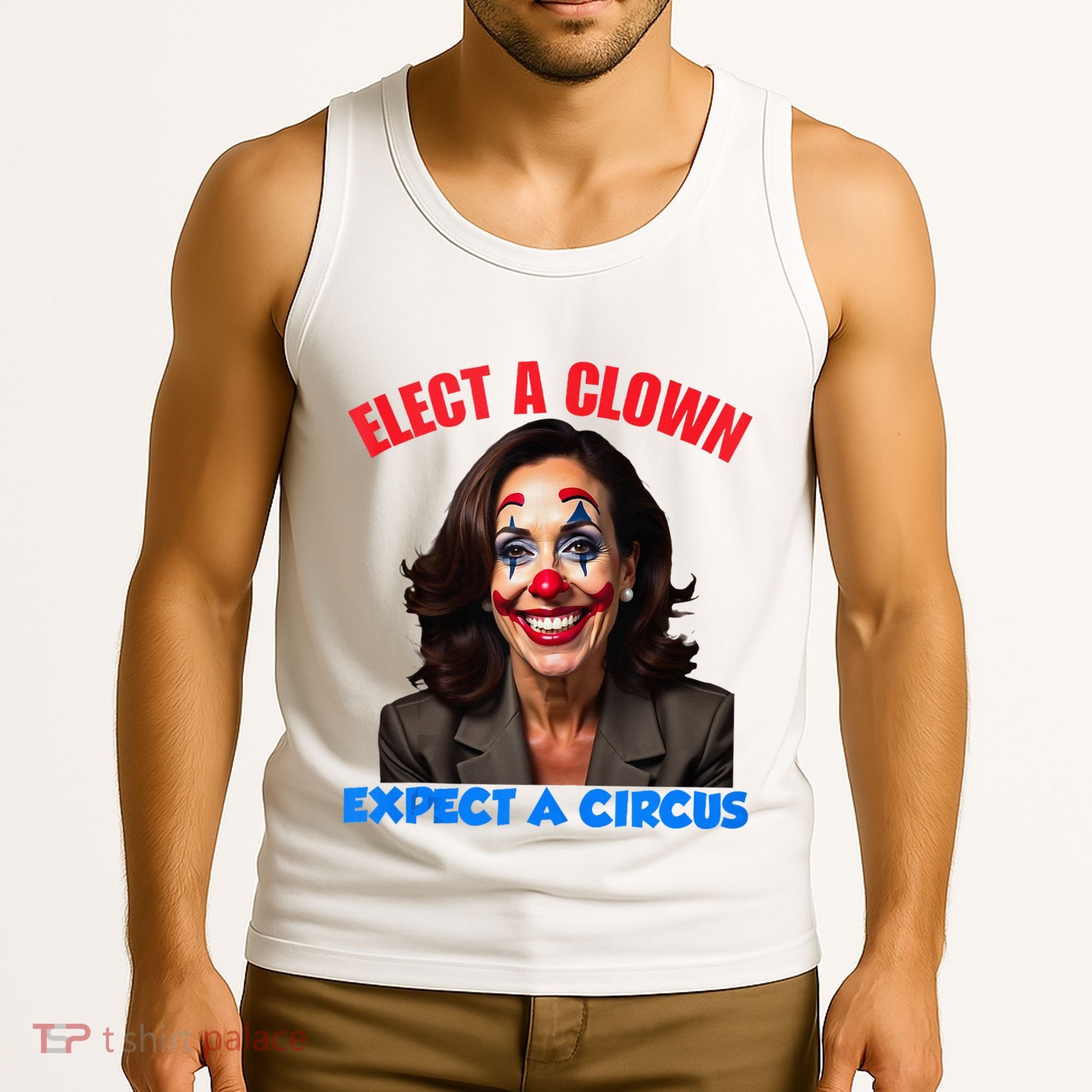 Elect A Clown Expect A Circus Kamala Lets Go Brenda Tank Top