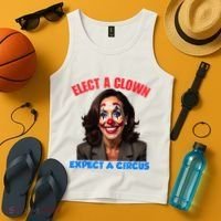 Elect A Clown Expect A Circus Kamala Lets Go Brenda Tank Top thumb 4