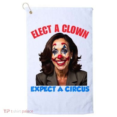 Elect A Clown Expect A Circus Kamala Lets Go Brenda Golf Towel