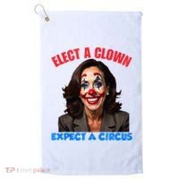 Elect A Clown Expect A Circus Kamala Lets Go Brenda Golf Towel thumb 0