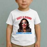 Elect A Clown Expect A Circus Kamala Lets Go Brenda Toddler T-Shirt thumb 2