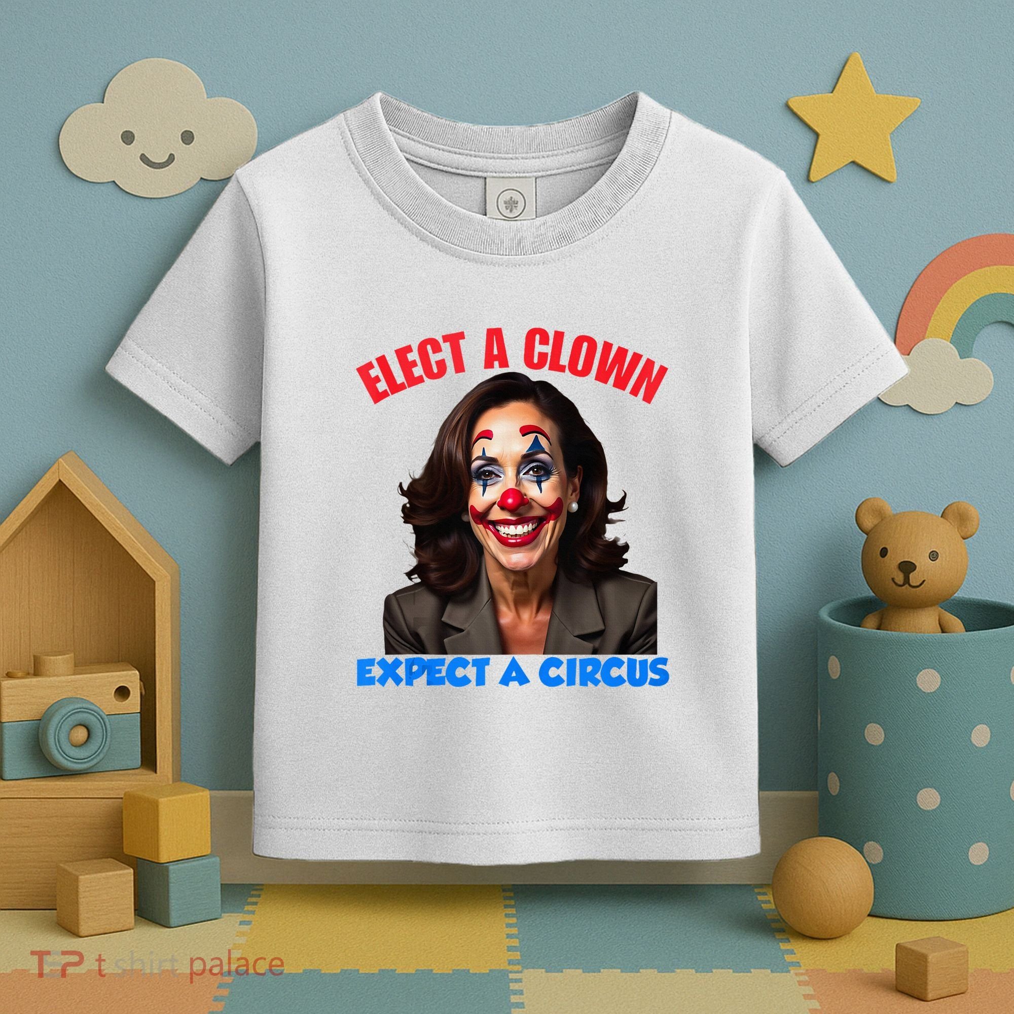 Elect A Clown Expect A Circus Kamala Lets Go Brenda Toddler T-Shirt