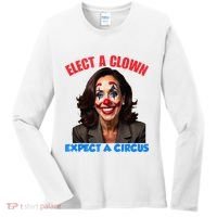 Elect A Clown Expect A Circus Kamala Lets Go Brenda Women's Long Sleeve Shirt thumb 0