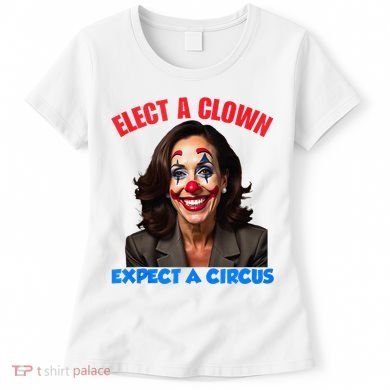 Elect A Clown Expect A Circus Kamala Lets Go Brenda Women's T-Shirt