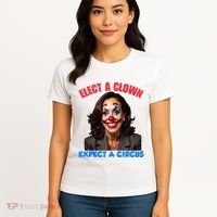 Elect A Clown Expect A Circus Kamala Lets Go Brenda Women's T-Shirt thumb 4