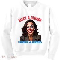 Elect A Clown Expect A Circus Kamala Lets Go Brenda Kids Sweatshirt thumb 0