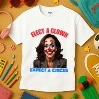 Elect A Clown Expect A Circus Kamala Lets Go Brenda Kids T-Shirt thumb 3
