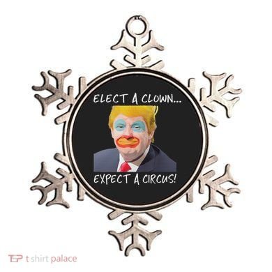 Elect A Clown Expect A Circus Ornament