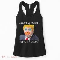 Elect A Clown Expect A Circus Women's Tank Top thumb 0
