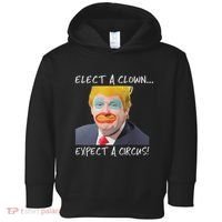 Elect A Clown Expect A Circus Toddler Hoodie thumb 0