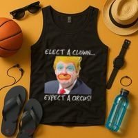 Elect A Clown Expect A Circus Tank Top thumb 4