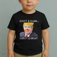 Elect A Clown Expect A Circus Toddler T-Shirt thumb 2