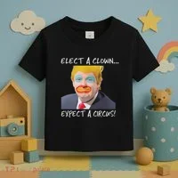 Elect A Clown Expect A Circus Toddler T-Shirt thumb 3