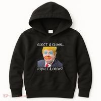 Elect A Clown Expect A Circus Kids Hoodie thumb 0