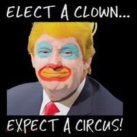 Elect A Clown Expect A Circus Kids T-Shirt thumb 4