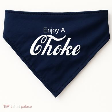Enjoy A Choke Funny Jiu Jitsu MMA USA-Made Doggie Bandana