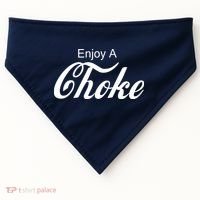 Enjoy A Choke Funny Jiu Jitsu MMA USA-Made Doggie Bandana thumb 0