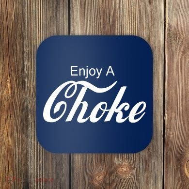 Enjoy A Choke Funny Jiu Jitsu MMA Coaster