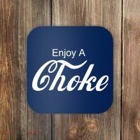 Enjoy A Choke Funny Jiu Jitsu MMA Coaster thumb 0