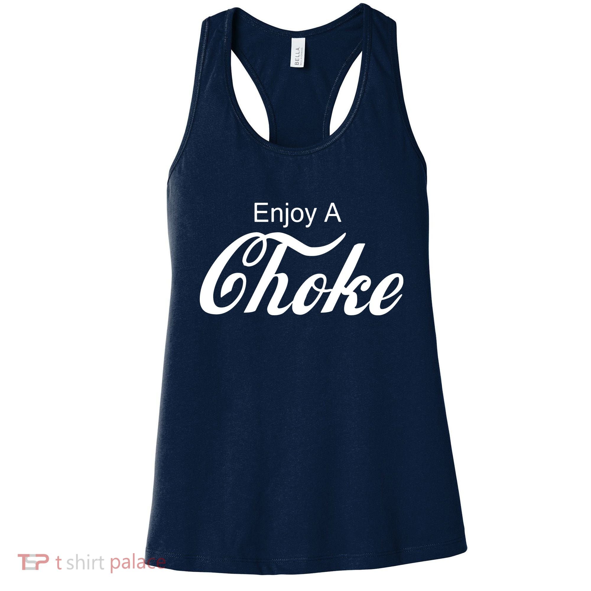 Enjoy A Choke Funny Jiu Jitsu MMA Women's Tank Top