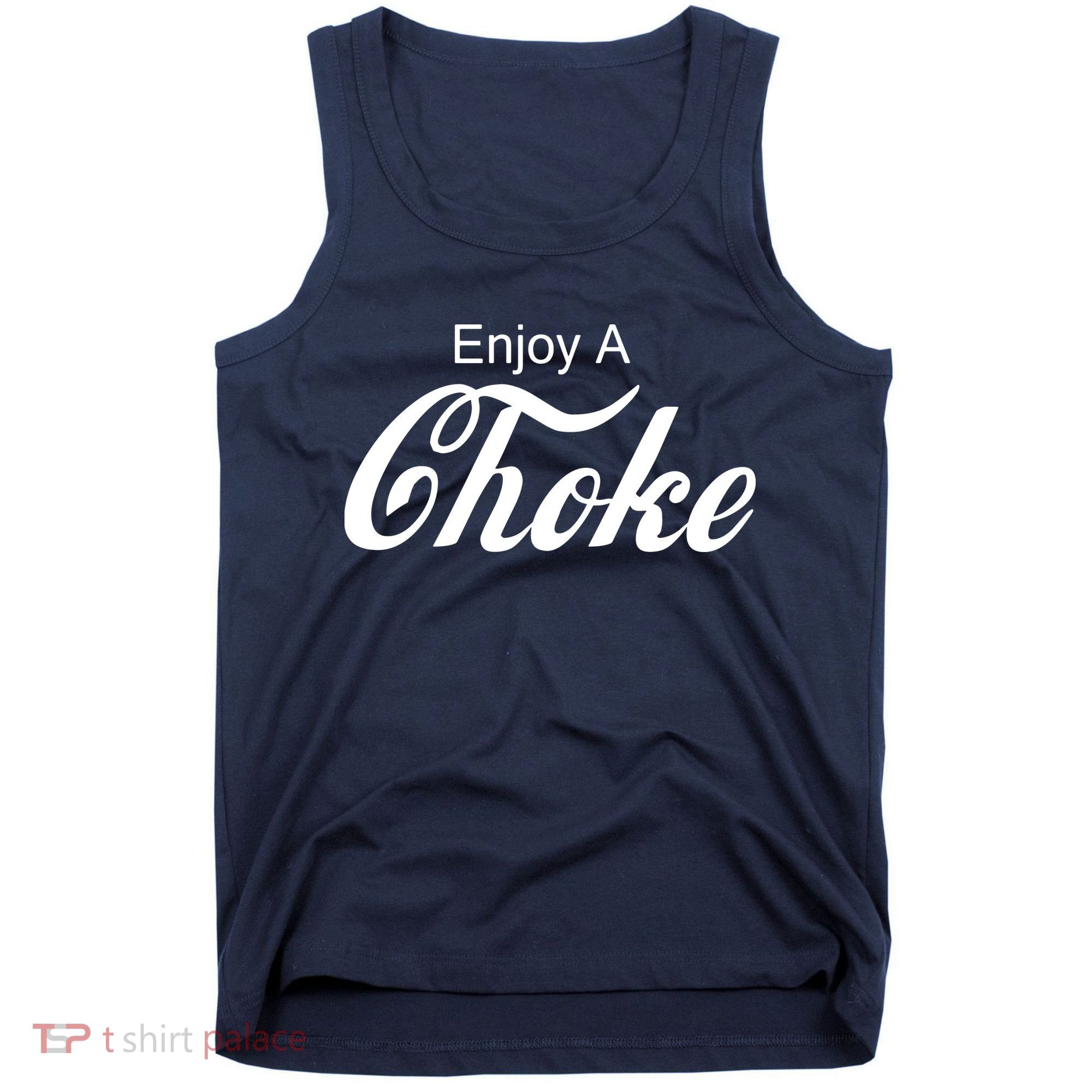 Enjoy A Choke Funny Jiu Jitsu MMA Tank Top
