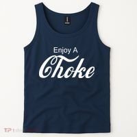 Enjoy A Choke Funny Jiu Jitsu MMA Tank Top thumb 2