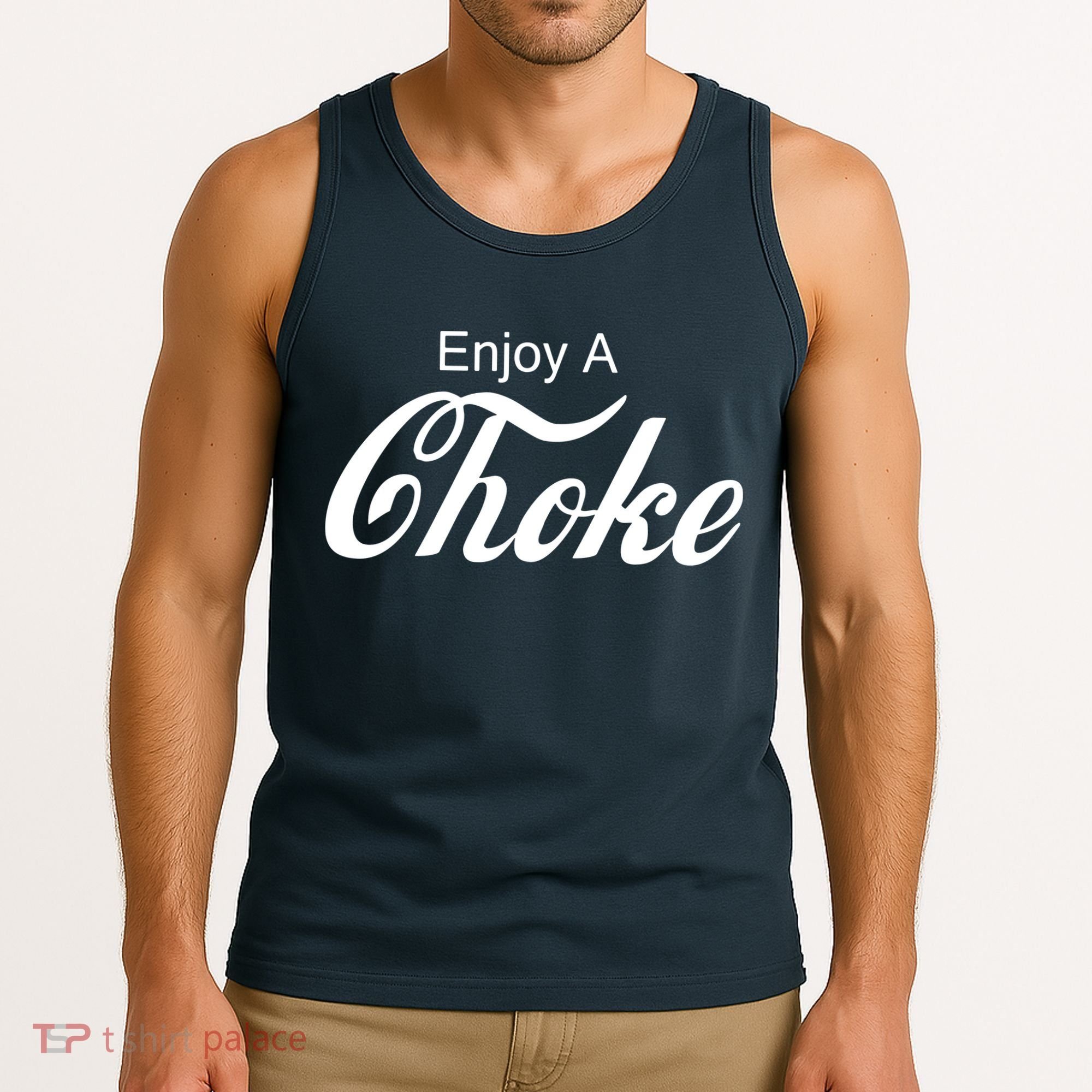Enjoy A Choke Funny Jiu Jitsu MMA Tank Top