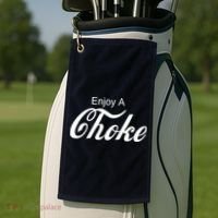 Enjoy A Choke Funny Jiu Jitsu MMA Golf Towel thumb 2