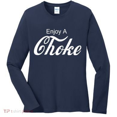 Enjoy A Choke Funny Jiu Jitsu MMA Women's Long Sleeve Shirt