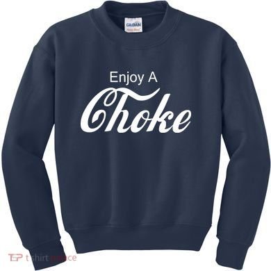 Enjoy A Choke Funny Jiu Jitsu MMA Kids Sweatshirt