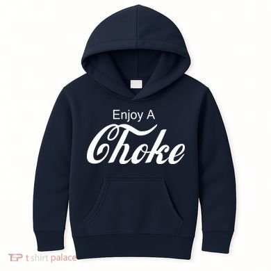 Enjoy A Choke Funny Jiu Jitsu MMA Kids Hoodie
