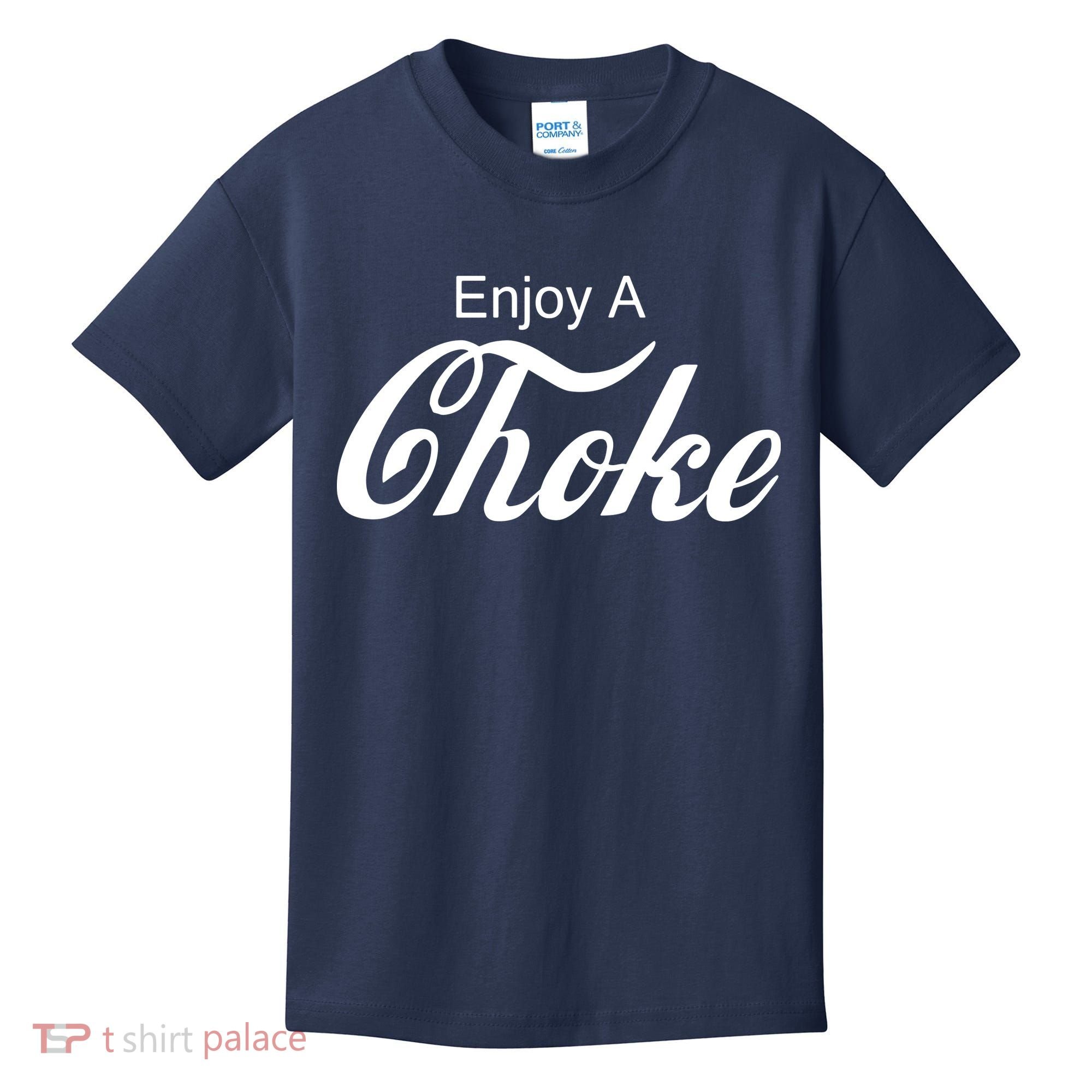 Enjoy A Choke Funny Jiu Jitsu MMA Kids T-Shirt