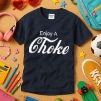 Enjoy A Choke Funny Jiu Jitsu MMA Kids T-Shirt thumb 3