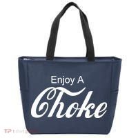 Enjoy A Choke Funny Jiu Jitsu MMA Tote Bag thumb 0