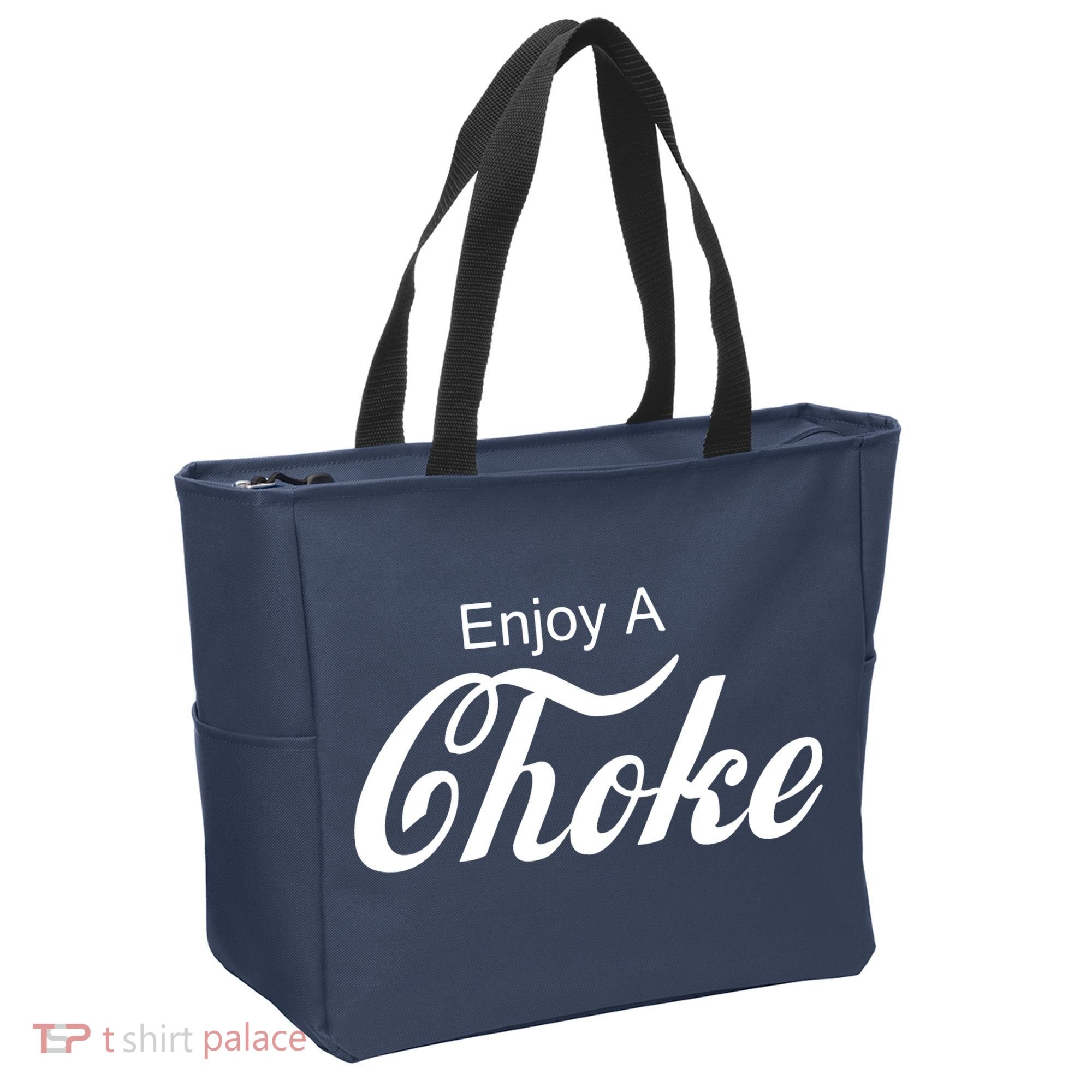 Enjoy A Choke Funny Jiu Jitsu MMA Tote Bag