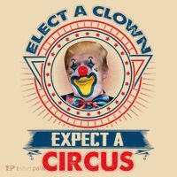 Elect A Clown Expect A Circus Funny Antitrump Tote Bag thumb 4